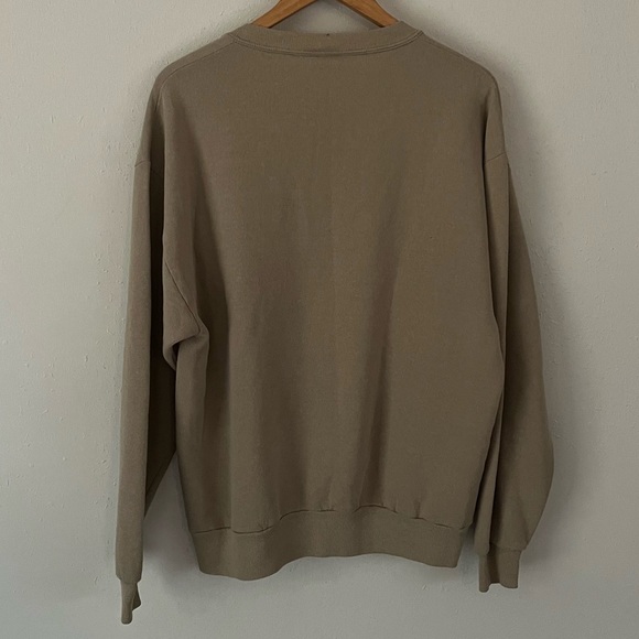 JERZEES Nublend Vintage Frabjous Snowman Christmas Sweatshirt Size Large - Picture 6 of 9